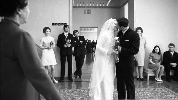 Церемония бракосочетания в РСФСР - Sputnik Արմենիա