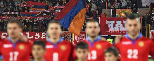 ՈւԵՖԱ Ազգերի Լիգա. Հայաստան Մակեդոնիա հանդիպում (16 հոկտեմբերի 2018)։ Երևան ՈւԵՖԱ Ազգերի Լիգա. Հայաստան Մակեդոնիա հանդիպում (16 հոկտեմբերի 2018)։ Երևան - Sputnik Արմենիա