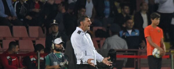 Футбольный матч Лиги Наций УЕФА между сборными Армении и Македонии (16 октября 2018). Еревaн Футбольный матч Лиги Наций УЕФА между сборными Армении и Македонии (16 октября 2018). Еревaн - Sputnik Արմենիա