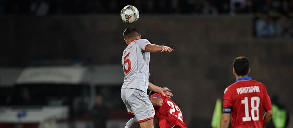 Футбольный матч Лиги Наций УЕФА между сборными Армении и Македонии (16 октября 2018). Еревaн - Sputnik Армения