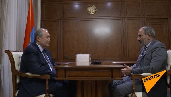 Նիկոլ Փաշինյանի և Արմեն Սարգսյանի հանդիպումը - Sputnik Արմենիա