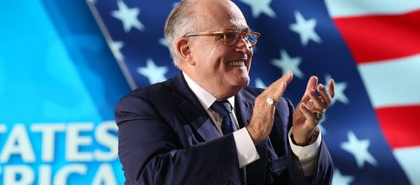 Бывший мэр Нью-Йорка Руди Джулиани на мероприятии свободный Иран 2018 - альтернатива, организованном иранской оппозиционной группой в изгнании (30 июня 2018). Вильпент, Франция - Sputnik Արմենիա