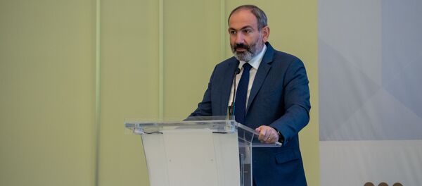Речь врио премьер-министра Армении Никола Пашиняна на международном форуме Евразийская неделя (22 октября 2018). Еревaн - Sputnik Армения