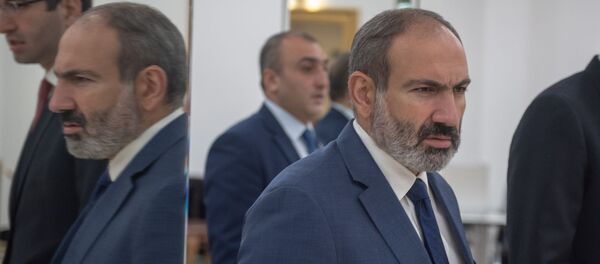 Врио премьер-министра Армении Никол Пашинян на международном форуме Евразийская неделя (22 октября 2018). Еревaн - Sputnik Армения