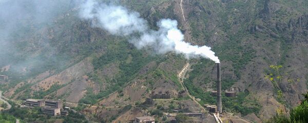 Медеплавильный комбинат города Алаверди, Армения - Sputnik Армения