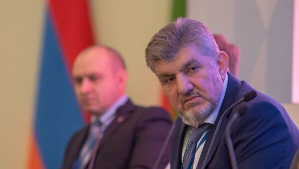 Ара Абрамян на международном форуме Евразийская неделя (23 октября 2018). Еревaн - Sputnik Армения
