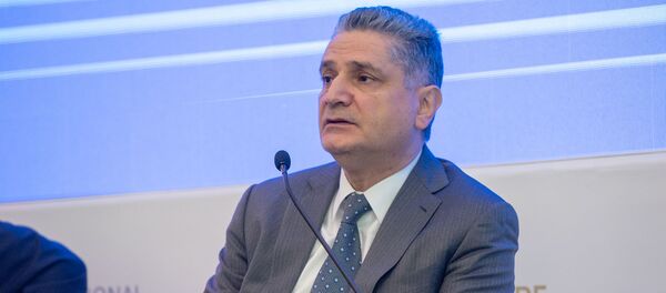 Тигран Саркисян на международном форуме Евразийская неделя (23 октября 2018). Еревaн - Sputnik Армения