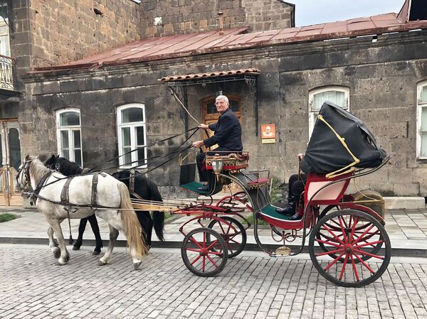 Съемки нового развлекательного шоу телеканала Пятница в Гюмри Съемки нового развлекательного шоу телеканала Пятница в Гюмри - Sputnik Արմենիա