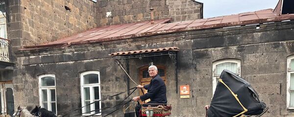 Съемки нового развлекательного шоу телеканала Пятница в Гюмри Съемки нового развлекательного шоу телеканала Пятница в Гюмри - Sputnik Արմենիա