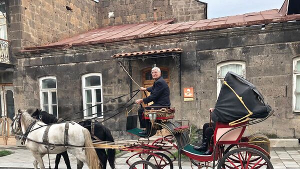 Съемки нового развлекательного шоу телеканала Пятница в Гюмри - Sputnik Армения