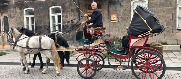 Съемки нового развлекательного шоу телеканала Пятница в Гюмри Съемки нового развлекательного шоу телеканала Пятница в Гюмри - Sputnik Արմենիա