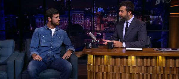 Кадр из телешоу Вечерний Ургант от 22.10.18 - Sputnik Армения