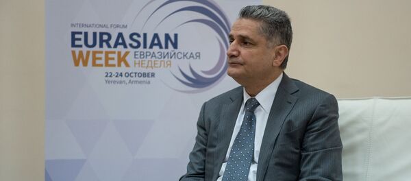 Эксклюзивное интервью председателя Коллегии ЕЭК Тиграна Саркисяна агенству Sputnik Армения (23 октября 2018). Еревaн Эксклюзивное интервью председателя Коллегии ЕЭК Тиграна Саркисяна агенству Sputnik Армения (23 октября 2018). Еревaн - Sputnik Արմենիա