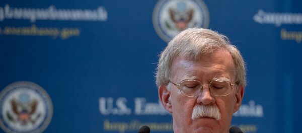 Пресс-конференция Джона Болтона в Посольстве США в Армении (25 октября 2018). Еревaн - Sputnik Արմենիա