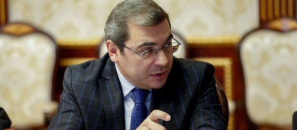 Председатель КГД Давид Ананян на совещании у премьер-министра (25 октября 2018). Еревaн - Sputnik Армения