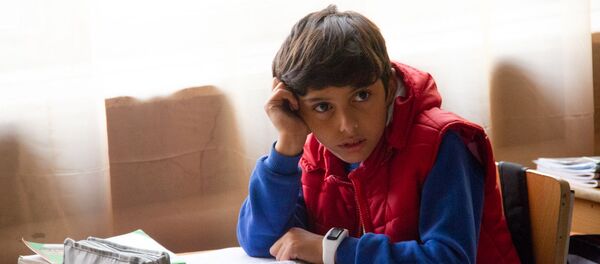Ученик средней школы имени Тиграна Меца села Птхунк - Sputnik Արմենիա