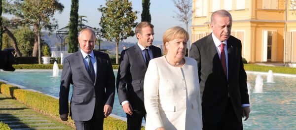 Встреча лидеров России, Франции, Германии и Турции (27 октября 2018). Стамбул - Sputnik Армения
