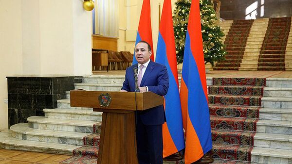Премьер-министр Армении Овик Абраамян подвел итоги года - Sputnik Армения