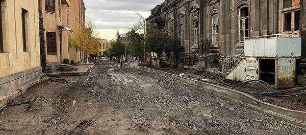 Капитальный ремонт дорог в Гюмри - Sputnik Армения