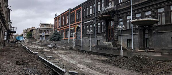 Капитальный ремонт дорог в Гюмри Капитальный ремонт дорог в Гюмри - Sputnik Արմենիա