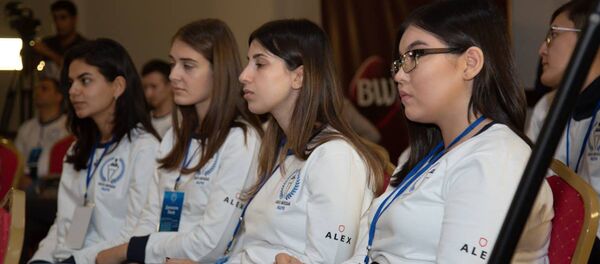 Участники Школы молодых лидеров СНГ Участники Школы молодых лидеров СНГ - Sputnik Արմենիա