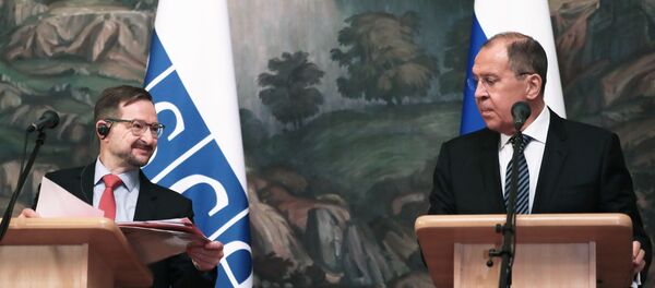 Встреча главы МИД РФ С. Лаврова с Генсекретарем ОБСЕ Т. Гремингером - Sputnik Армения