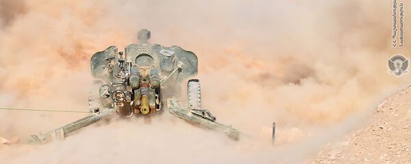 Залп артиллерийского орудия - Sputnik Армения