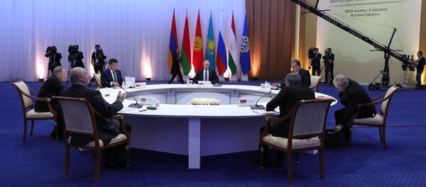 Заседание Совета коллективной безопасности ОДКБ во Дворце независимости (8 ноября 2018). Астана - Sputnik Армения