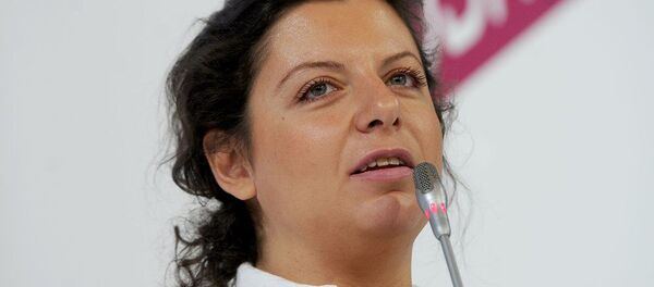 Главный редактор телеканала Russia Today Маргарита Симоньян во время форума Россия - страна возможностей (14 марта 2018). Москвa - Sputnik Արմենիա