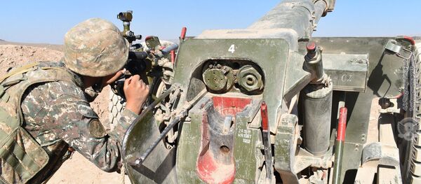 Учения армянских артиллеристов - Sputnik Армения