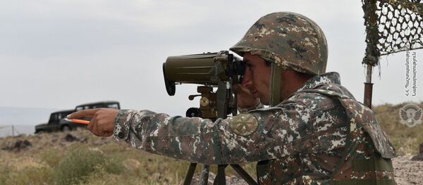 Учения армянских артиллеристов - Sputnik Արմենիա