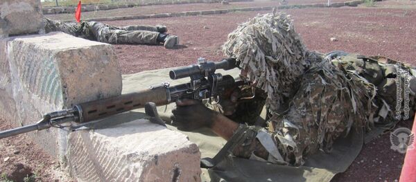Учения армянских снайперов - Sputnik Արմենիա