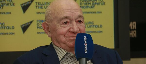 Никита Симонян во время видеомоста Золотая вершина Арарата - Sputnik Армения