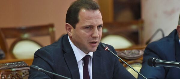 Пресс-конференция и.о. министра обороны Давида Тонояна (12 ноября 2018). Еревaн - Sputnik Армения