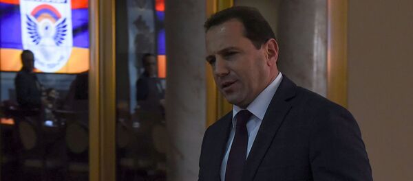 Пресс-конференция и.о. министра обороны Давида Тонояна (12 ноября 2018). Еревaн - Sputnik Армения