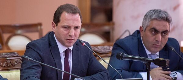 Пресс-конференция и.о. министра обороны Давида Тонояна (12 ноября 2018). Еревaн - Sputnik Արմենիա