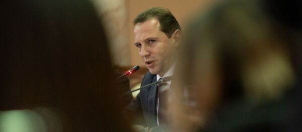 Пресс-конференция и.о. министра обороны Давида Тонояна (12 ноября 2018). Еревaн Пресс-конференция и.о. министра обороны Давида Тонояна (12 ноября 2018). Еревaн - Sputnik Արմենիա