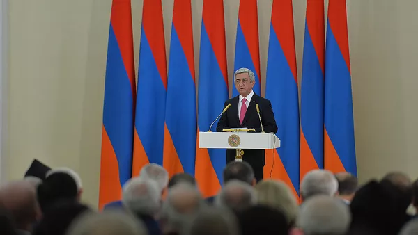 Президент Армении Серж Саргсян - Sputnik Армения