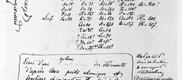 Таблица Дмитрия Менделеева Таблица Дмитрия Менделеева - Sputnik Արմենիա