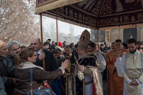 Սուրբ ծննդյան պատարագ Մայր Աթոռ Սուրբ Էջմիածնում - Sputnik Армения