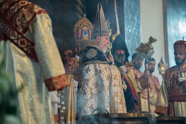 Սուրբ ծննդյան պատարագ Մայր Աթոռ Սուրբ Էջմիածնում - Sputnik Армения