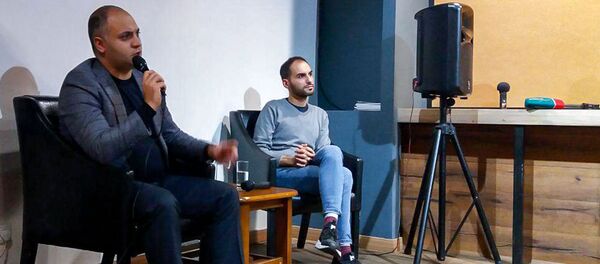 И.о. министра сельского хозяйства Гегам Геворкян на встрече с представителями сельского хозяйства (17 ноября 2018). Еревaн - Sputnik Армения