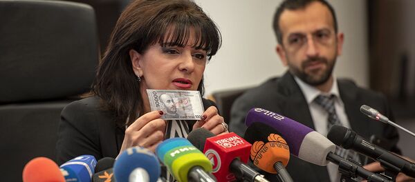 Презентация третьего поколения армянских банкнот (20 ноября 2018). Еревaн - Sputnik Արմենիա