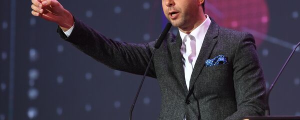 Иван Ургант на церемонии вручения Первой российской профессиональной премии в области веб-индустрии (18 ноября 2018). Москвa - Sputnik Армения