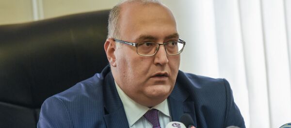 Пресс-конференция и.о. министра энергетических инфраструктур и природных ресурсов Гарегина Баграмяна (21 ноября 2018). Еревaн - Sputnik Արմենիա