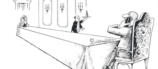 Карикатура Владимира Аброяна на сотовый телефон - Sputnik Армения