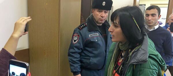 Активисты-экологи подарили министру дренажные воды (23 ноября 2018). Еревaн Активисты-экологи подарили министру дренажные воды (23 ноября 2018). Еревaн - Sputnik Արմենիա