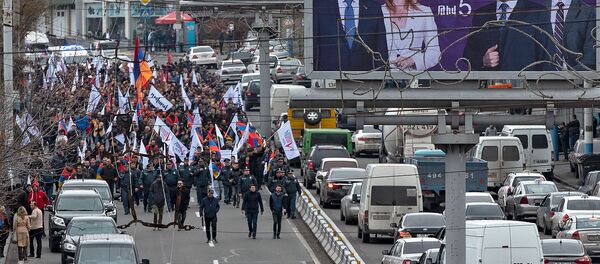 Субботнее шествие Никола Пашиняна (24 ноября 2018). Еревaн Субботнее шествие Никола Пашиняна (24 ноября 2018). Еревaн - Sputnik Армения