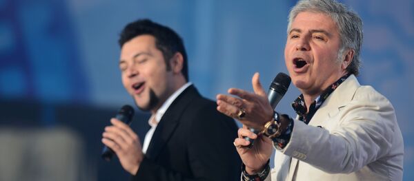 Певцы Алексей Чумаков (слева) и Сосо Павлиашвили - Sputnik Армения