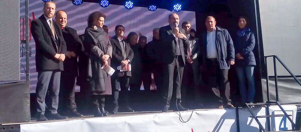 Агиткампания блока Мой Шаг в общине Ани (26 ноября 2018). Ширак - Sputnik Армения